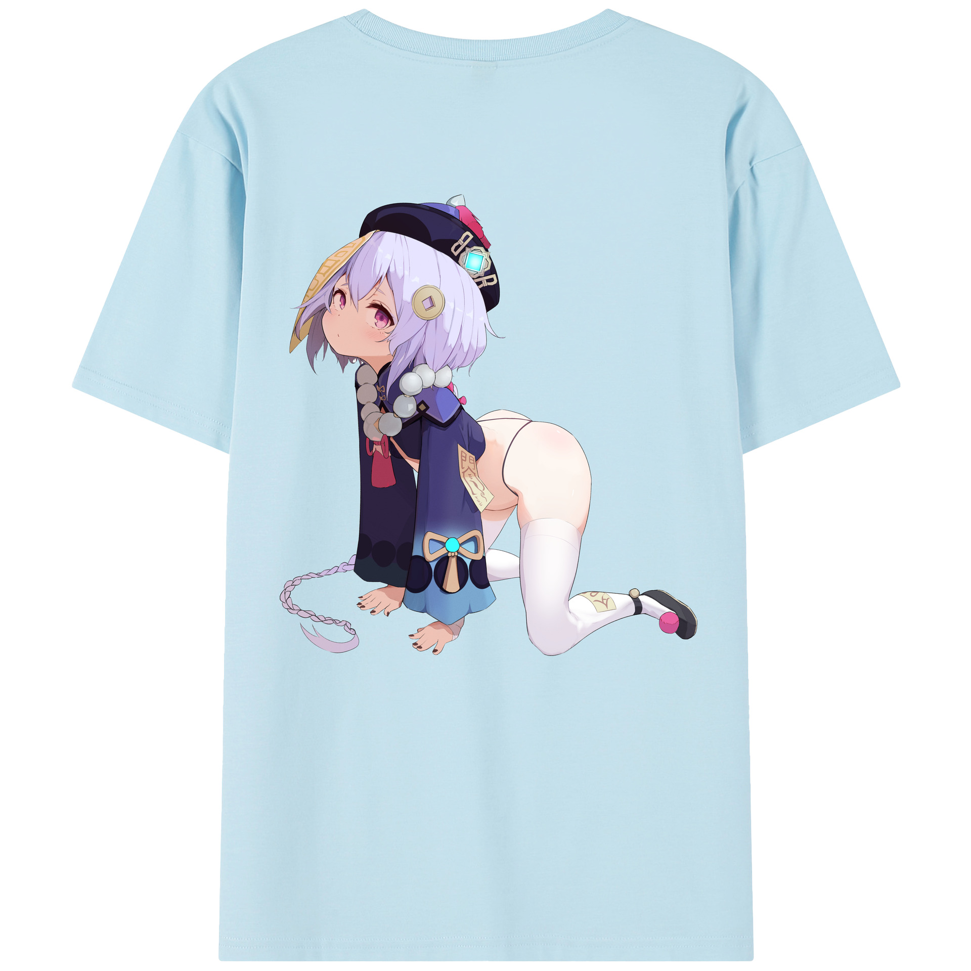 げんし神 七七 なな  genshin Nana 綿100％半袖Tシャツ（背面プリント）